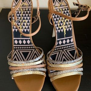 Metallic Multicolor Jessica Simpson heels